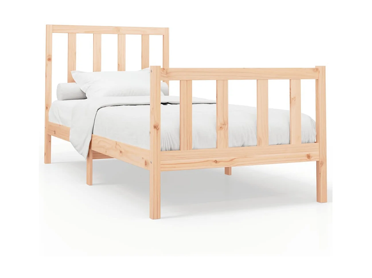 Cama 90 x 200 cm pinho maciço PT655039