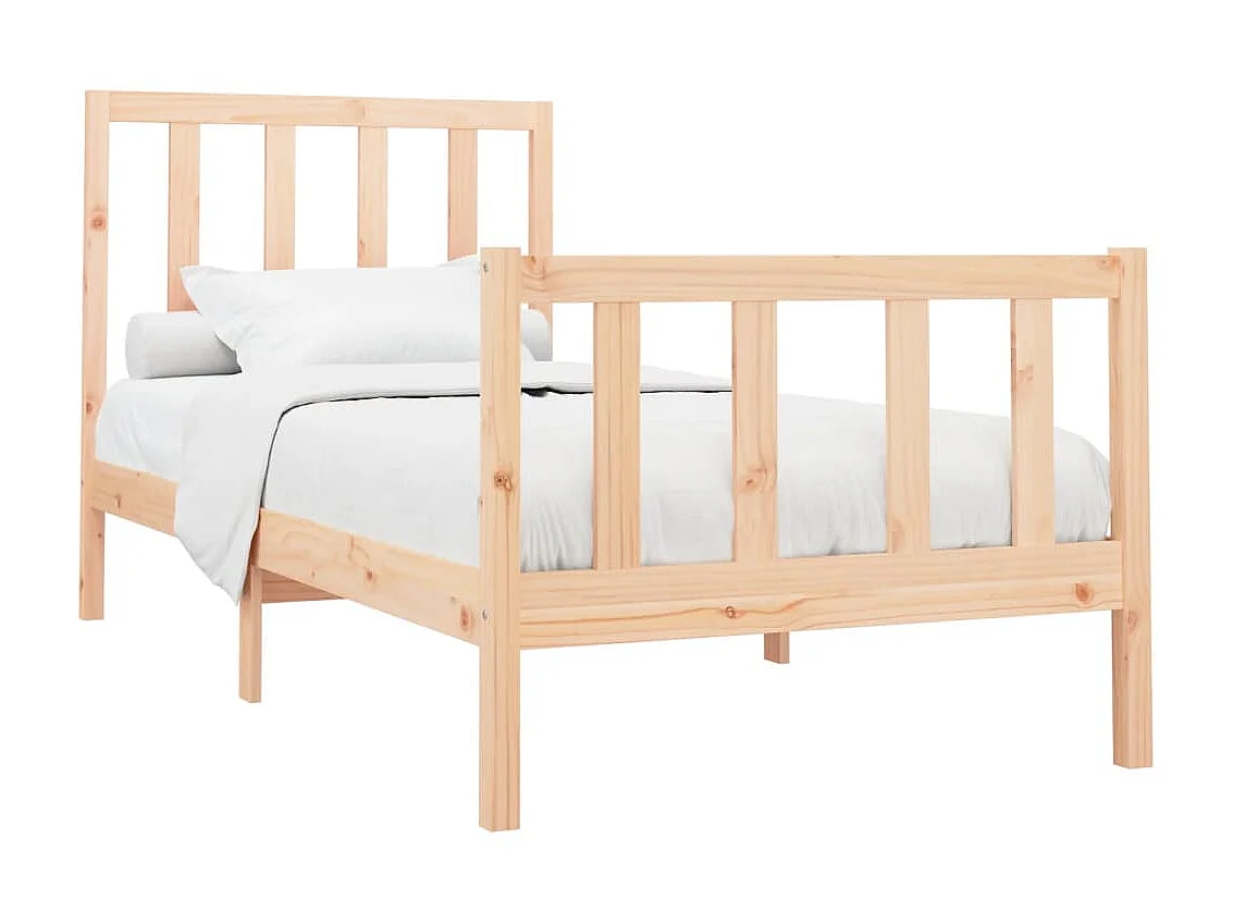 Cama 90 x 200 cm pinho maciço PT655039