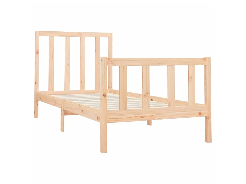 Cama 90 x 200 cm pinho maciço PT655039