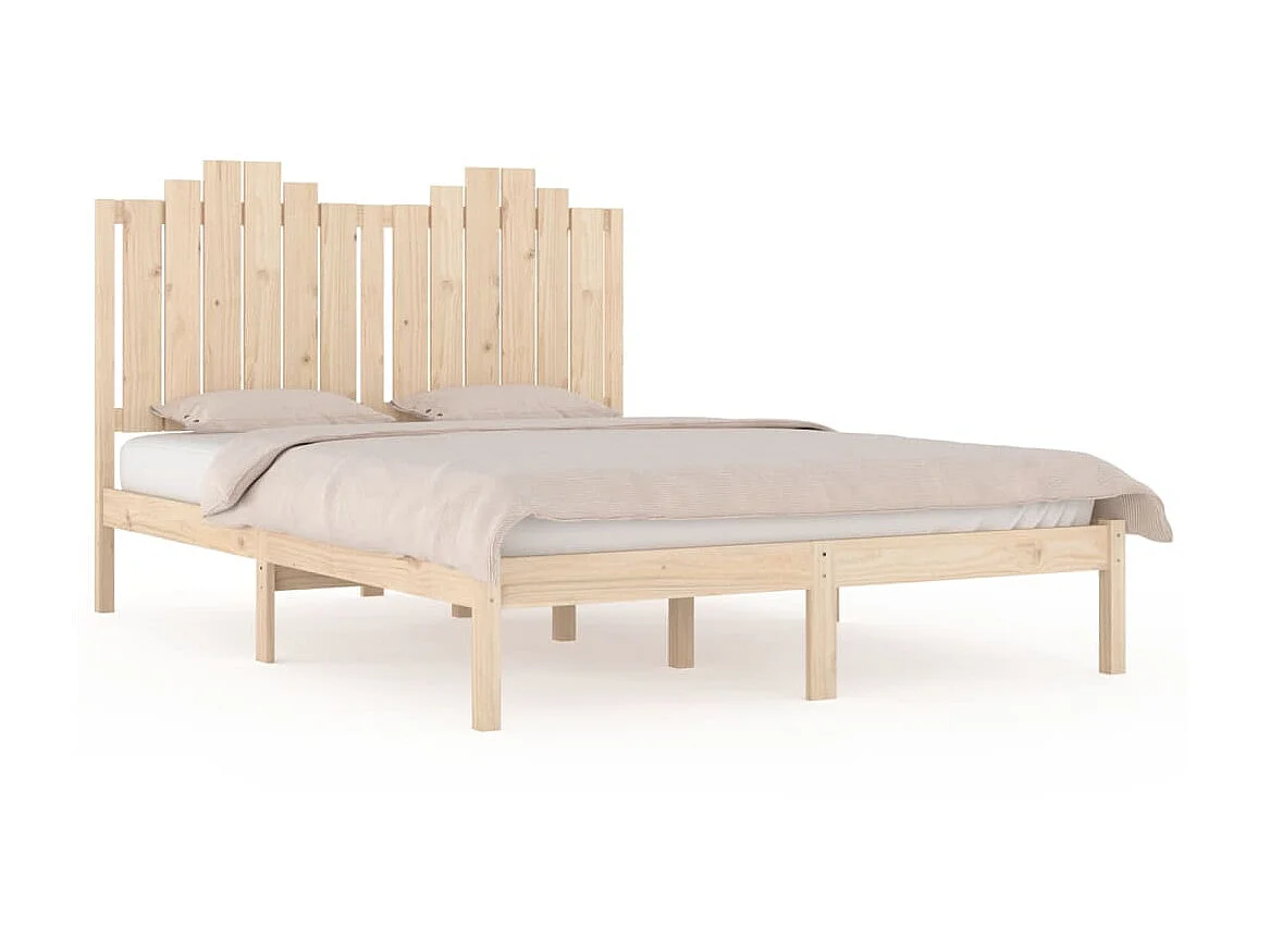 Bedframe massief grenenhout 200x200 cm NL18924