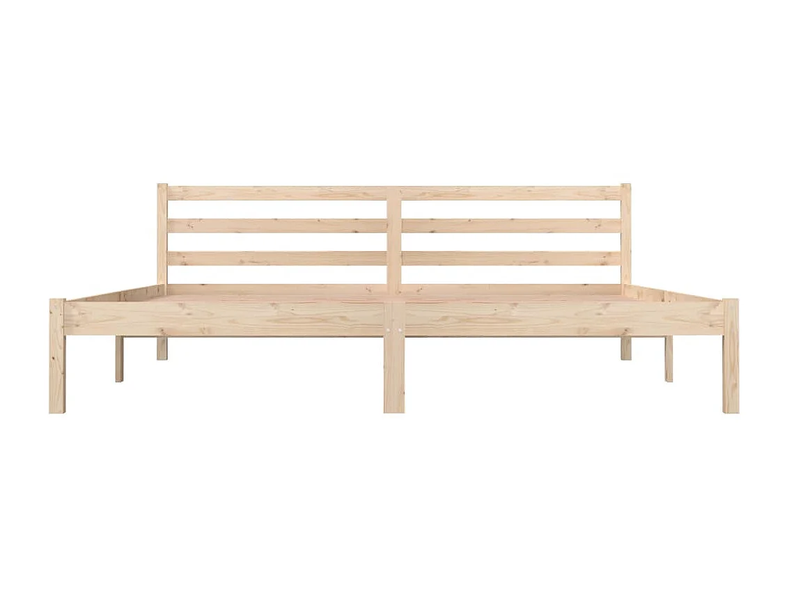 Lit-6FT Super King Size bois de pin massif super king EGGB79257