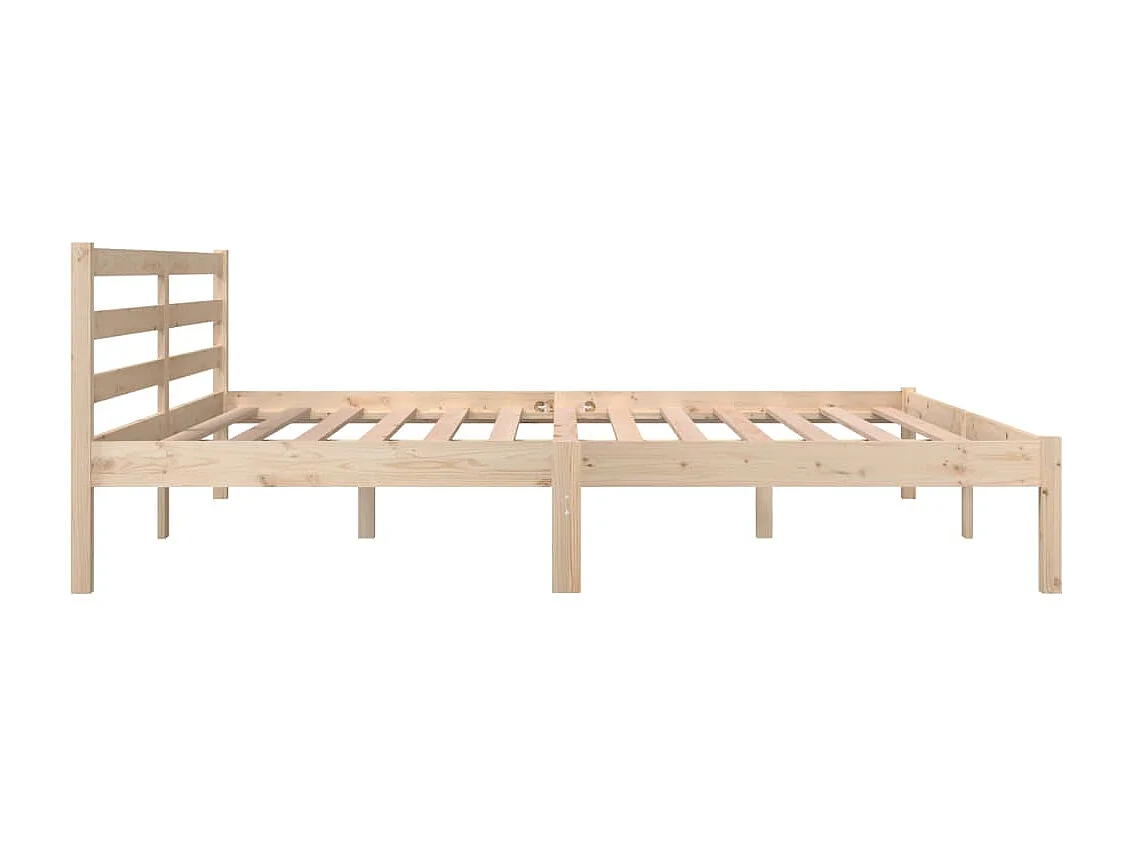 Lit-6FT Super King Size bois de pin massif super king EGGB79257