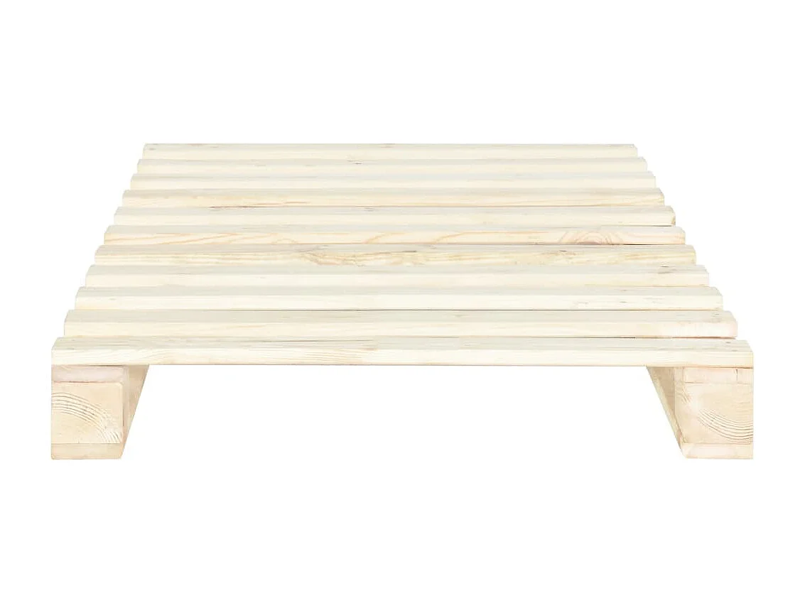 Estructura de cama de palés madera maciza de pino 90x200 cm ES901684