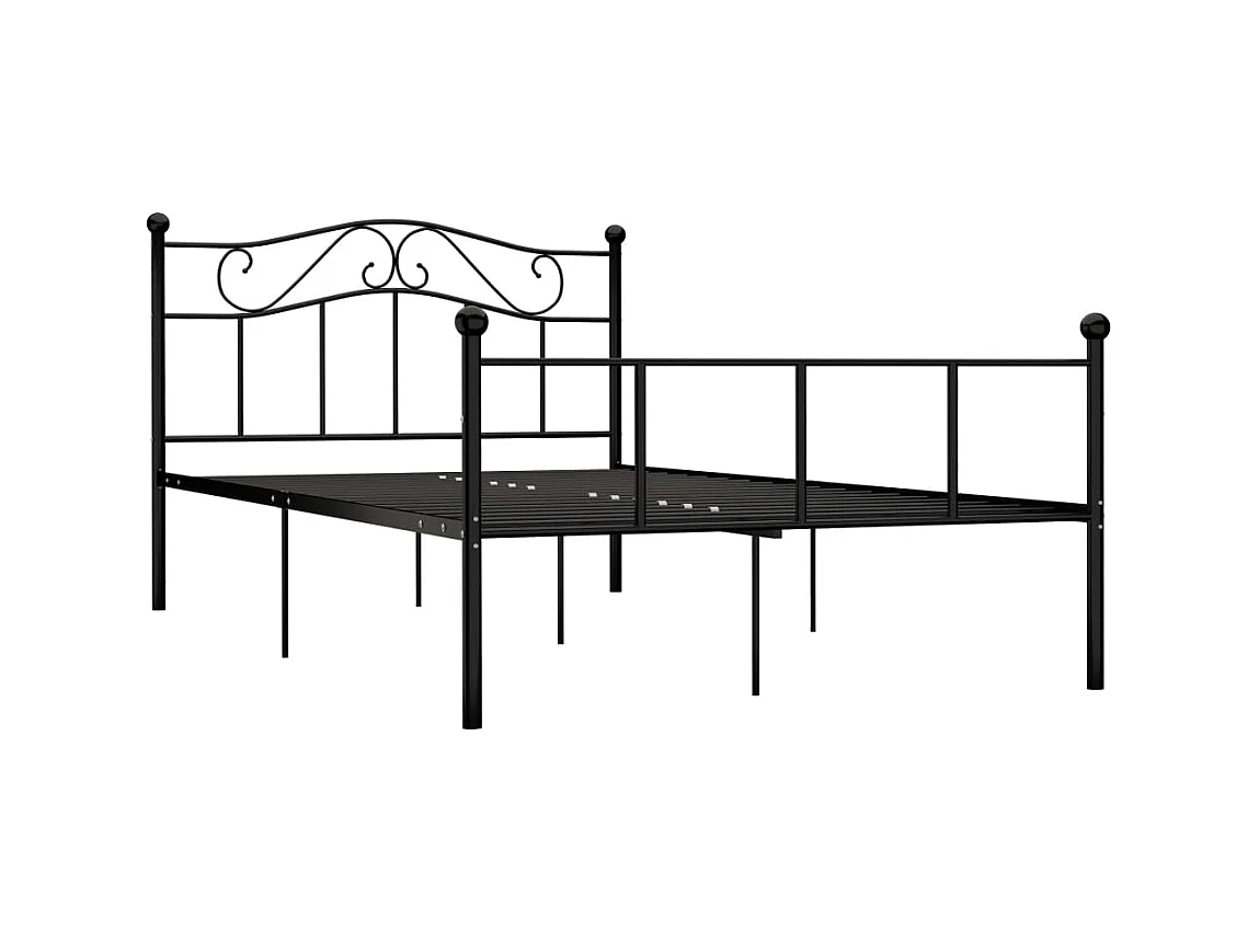 Bedframe metaal zwart 140x200 cm NL71376