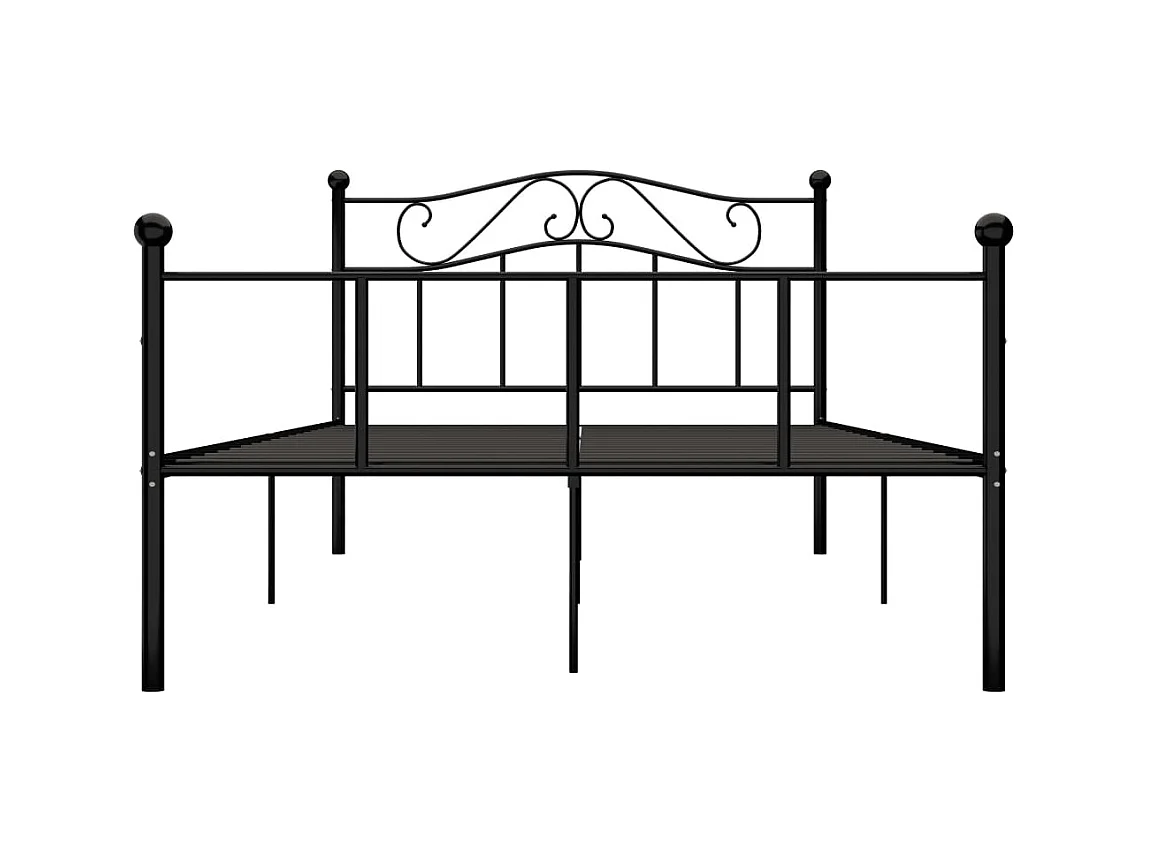 Bedframe metaal zwart 140x200 cm NL71376
