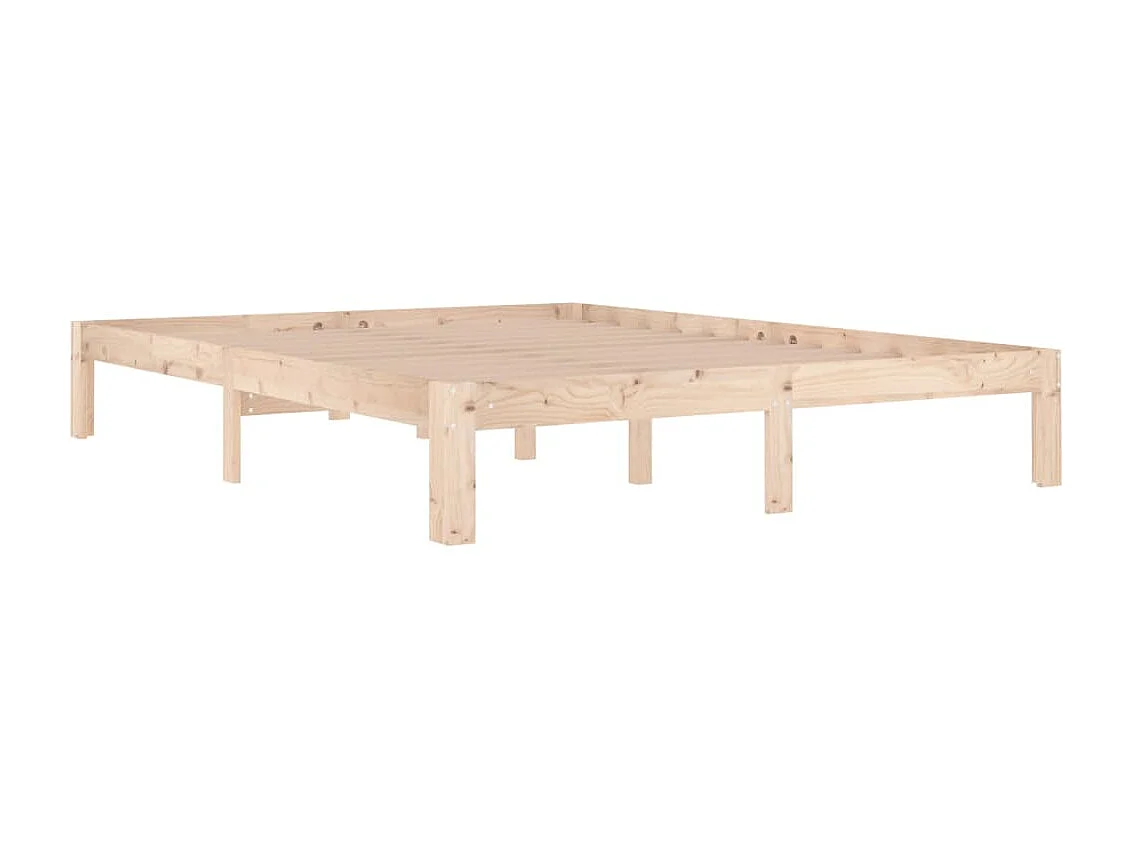 Cama 150x200 cm madera maciza ES80750