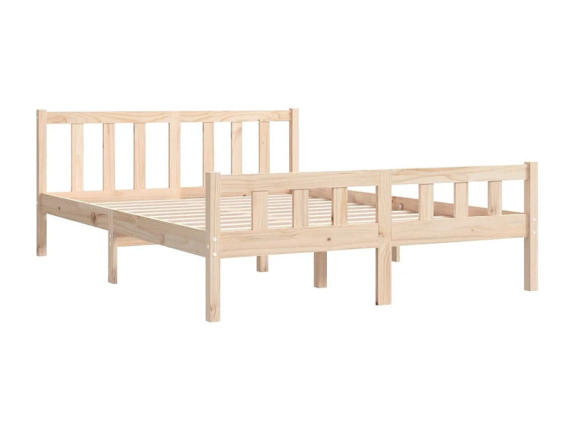 Lit-120x190 cm bois massif petit double EGGB36898