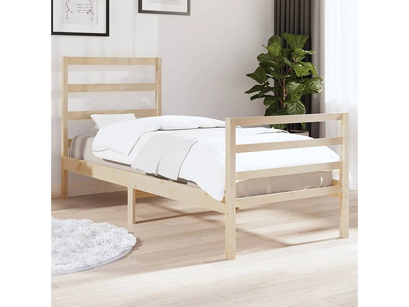 Bedframe massief grenenhout 90x190 cm NL48369