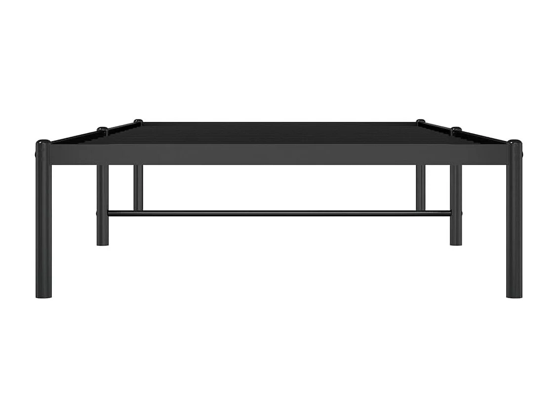 Lit-90x190 cm métal noir EGGB93347