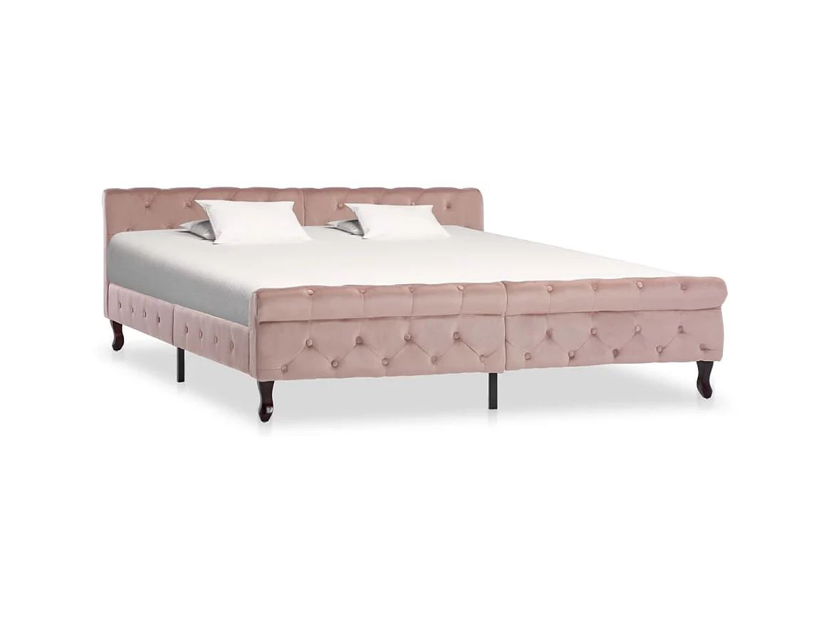 Lit-180x200 cm Rose Velours EGGB75096