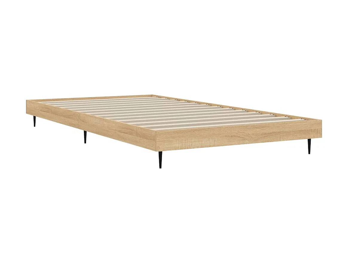 Lit-90x190 cm chêne sonoma bois d'ingénierie EGGB44277
