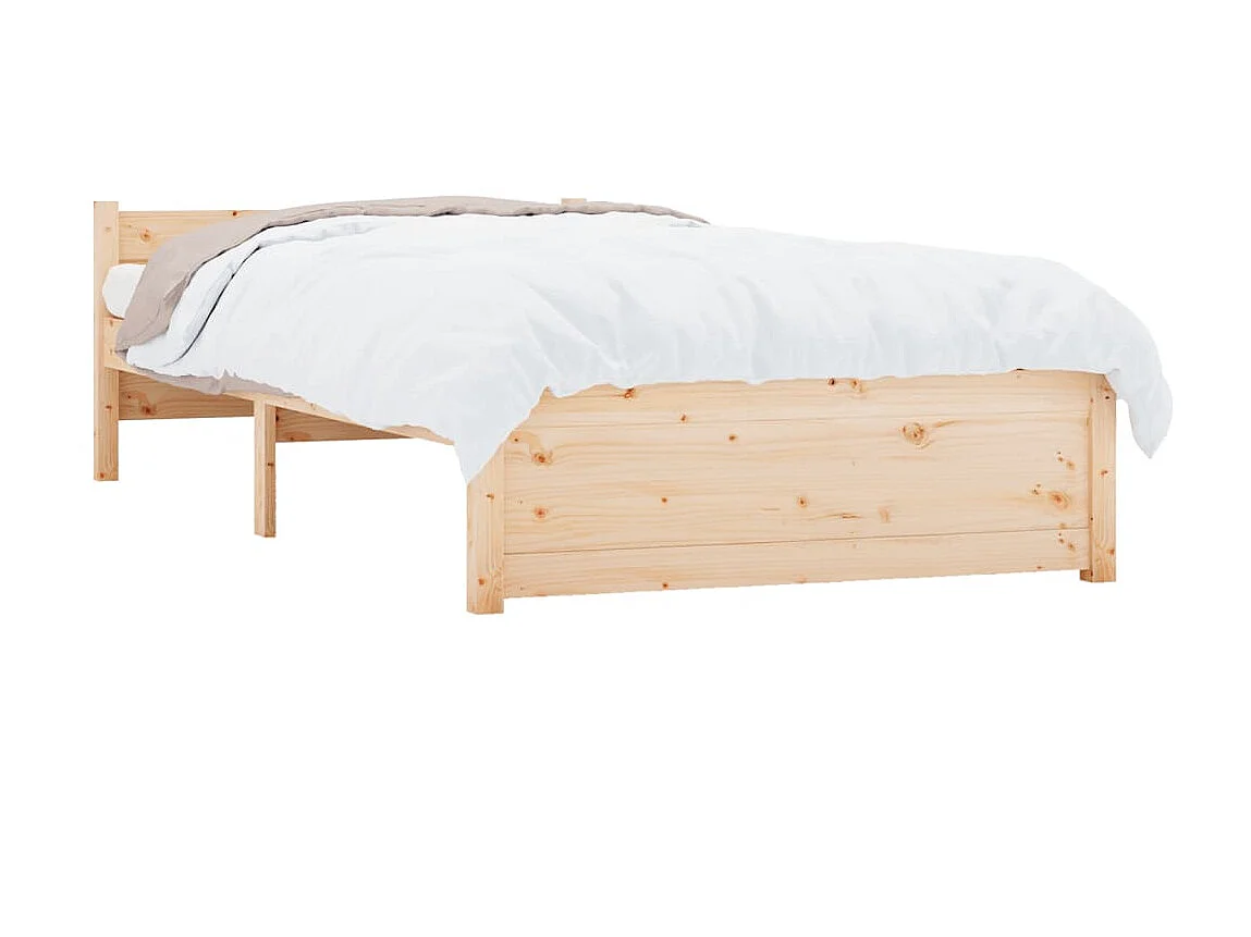 Bedframe massief hout 90x190 cm NL87578