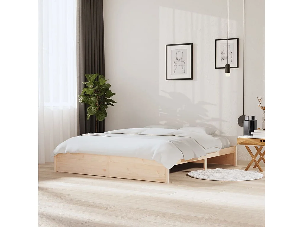 Lit-180x200 cm bois massif super king EGGB96268