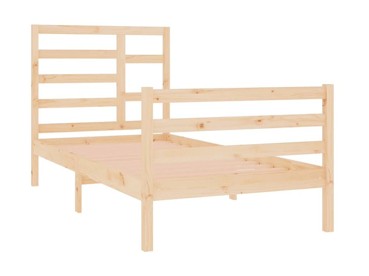 Lit-90x190 cm bois massif simple EGGB53297