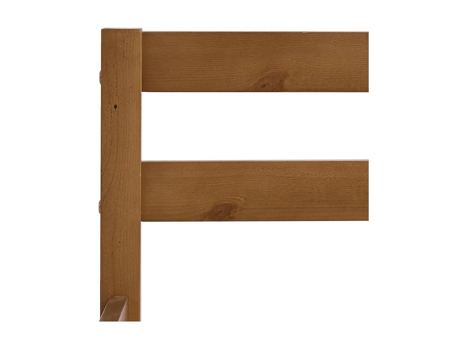 Bedframe massief grenenhout honingbruin 160x200 cm NL90711