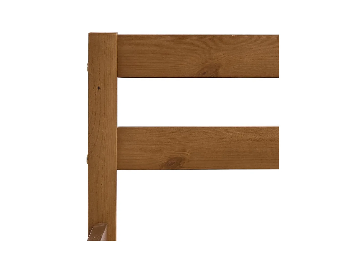 Cama 160x200 cm madera maciza pino marrón miel ES98994