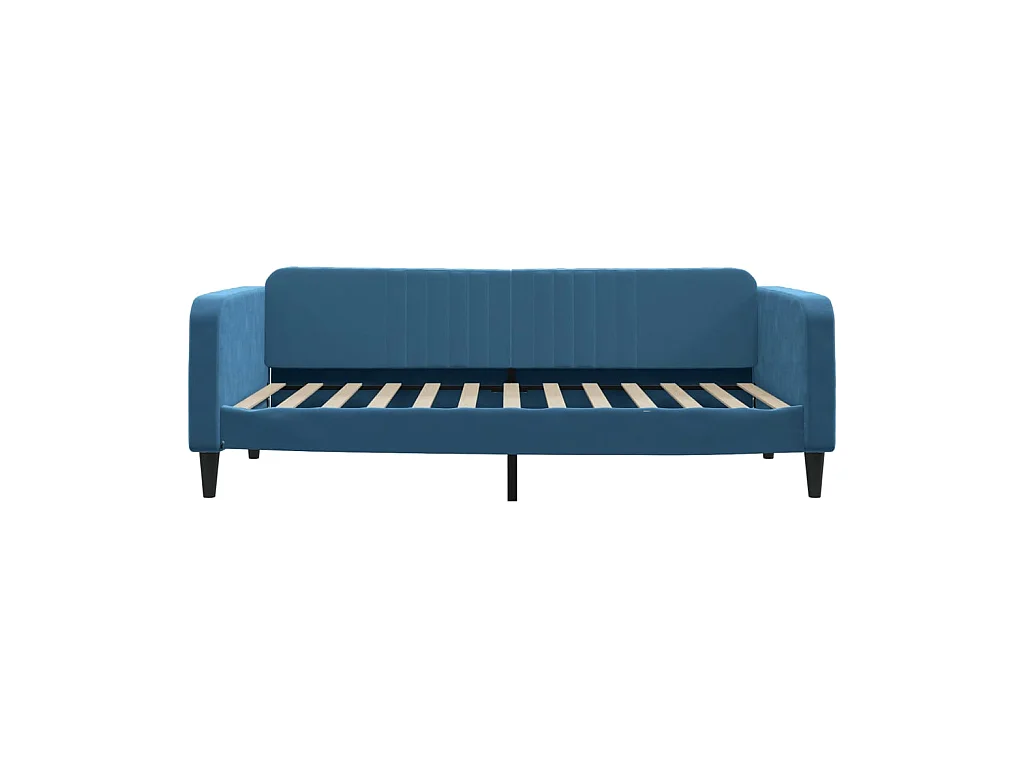 Lit-100x200 cm de repos bleu velours EGGB35469