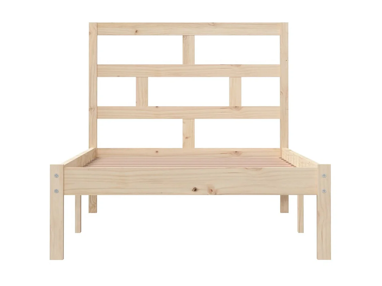 Lit-90x200 cm Bois de pin massif EGGB61946