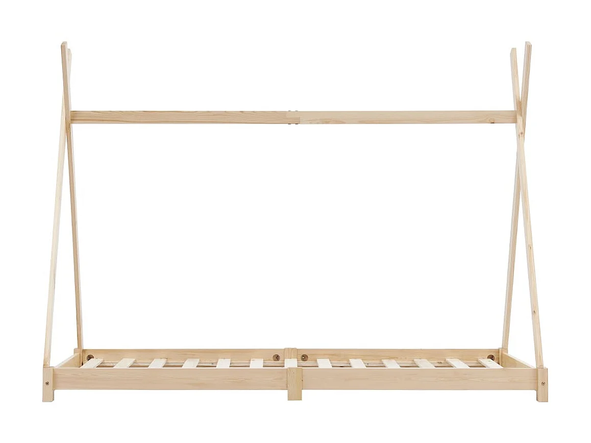 Kinderbedframe massief grenenhout 90x200 cm NL25604