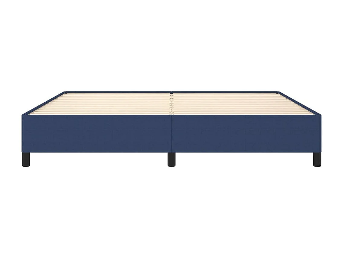 Cama 200x200 cm de tela gris taupe azul ES93826