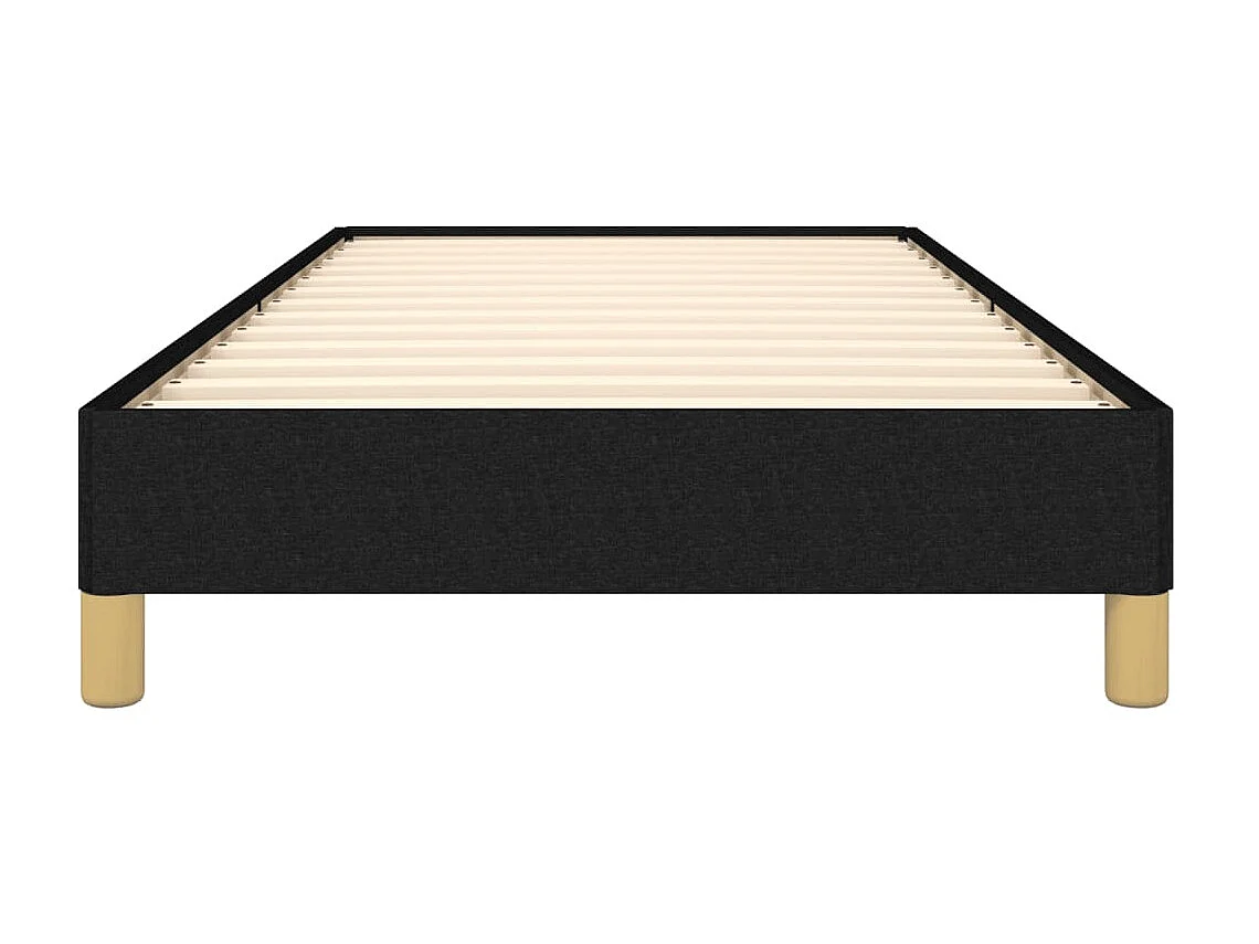 Bedframe stof zwart 100x200 cm NL79996