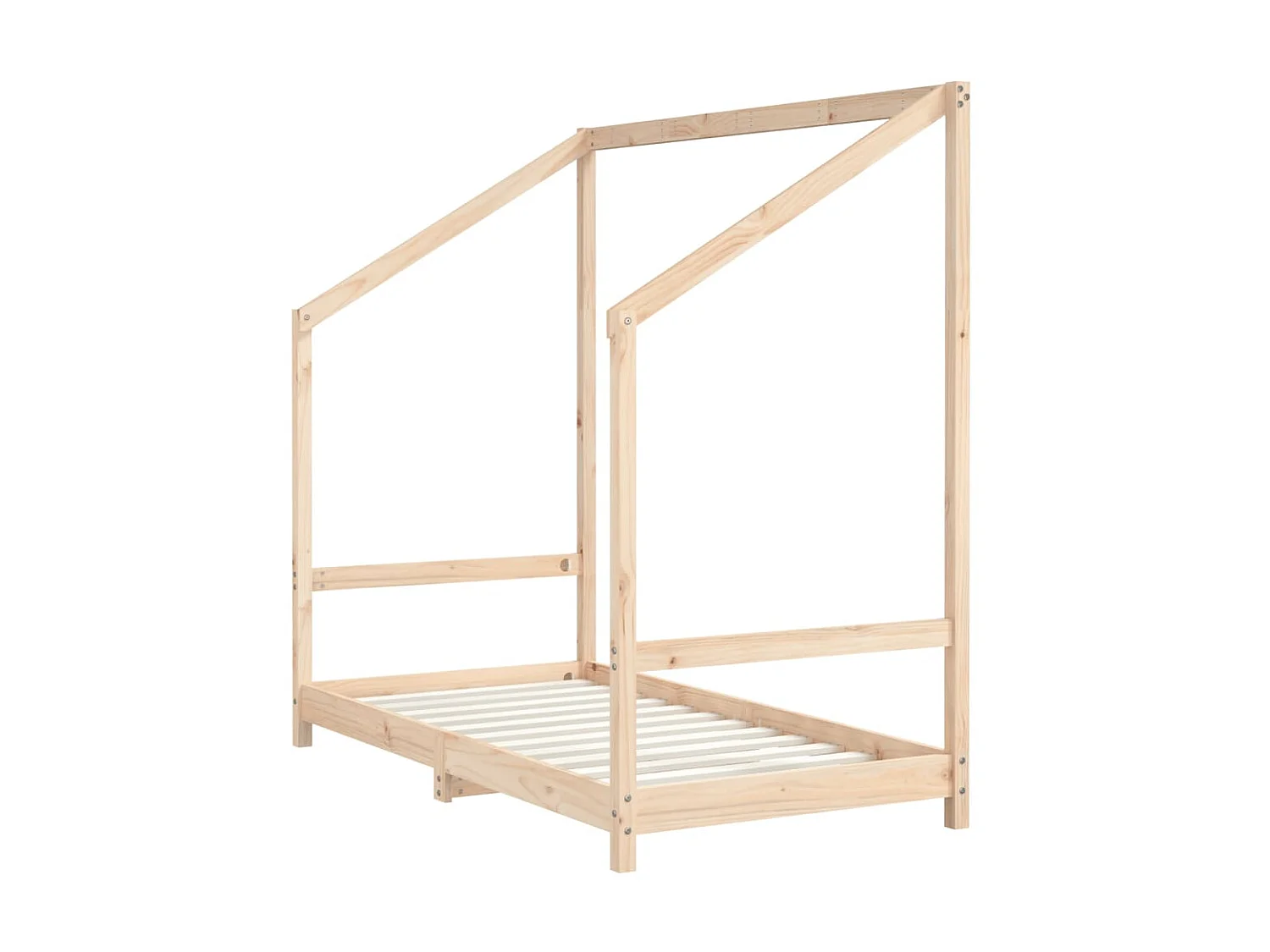 Cama 80x160 cm para niños madera maciza de pino ES96311