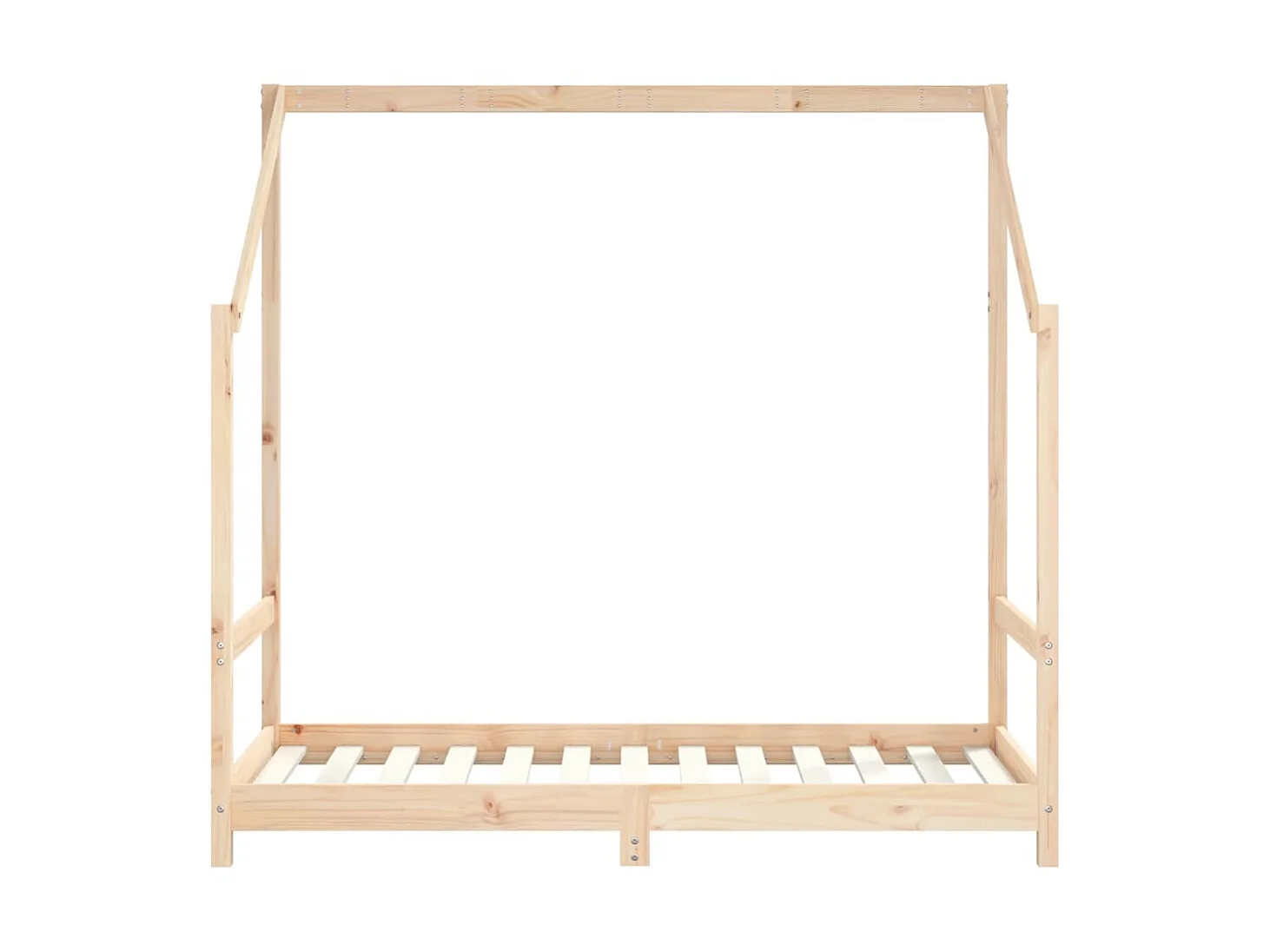 Cama 80x160 cm para niños madera maciza de pino ES96311