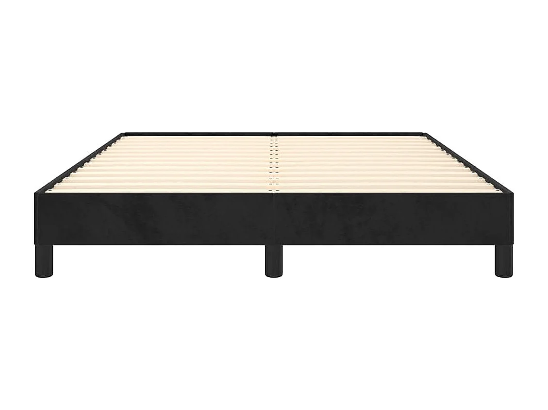 Lit-140x200 cm Noir Velours EGGB37709