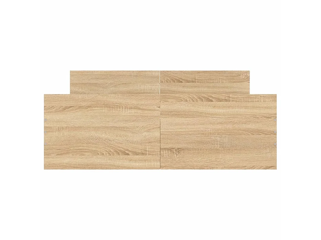 Lit-120x190 cm tête de lit et pied de lit chêne sonoma EGGB43380