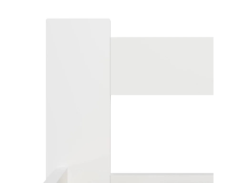 Lit-160x200 cm Blanc Bois de pin massif EGGB57335