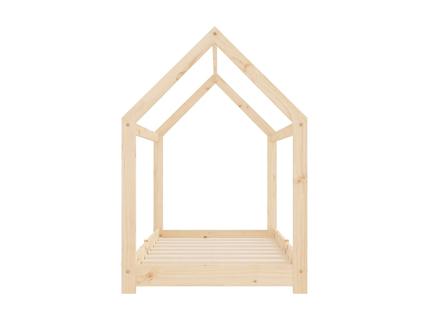 Lit-70x140 cm d'enfant Bois de pin massif EGGB78098