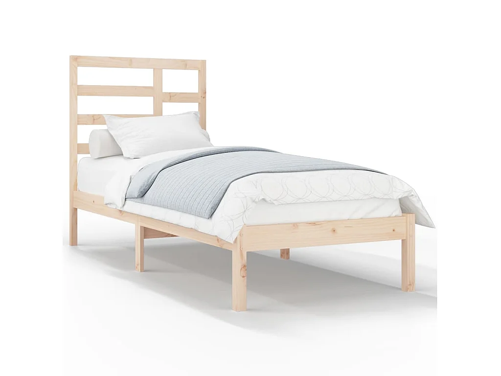 Cama 100x200 cm madeira maciço PT219601