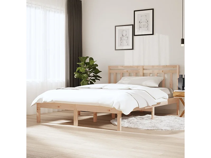 Bedframe massief hout 150x200 cm NL47598