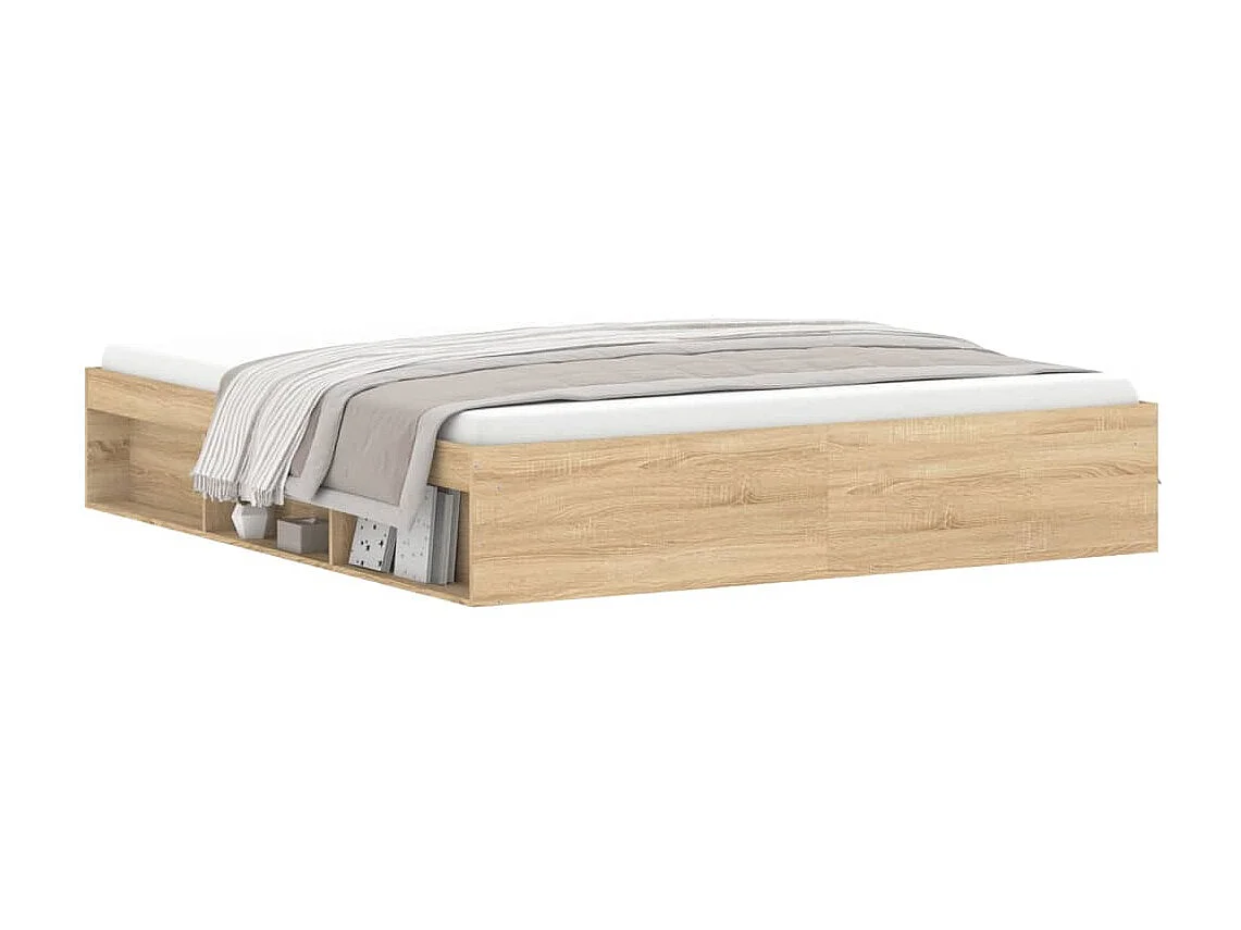 Lit-180x200 cm chêne Sonoma super king EGGB11720