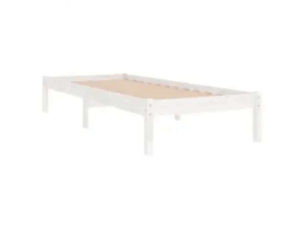 Lit-90x200 cm Blanc Bois massif EGGB28251