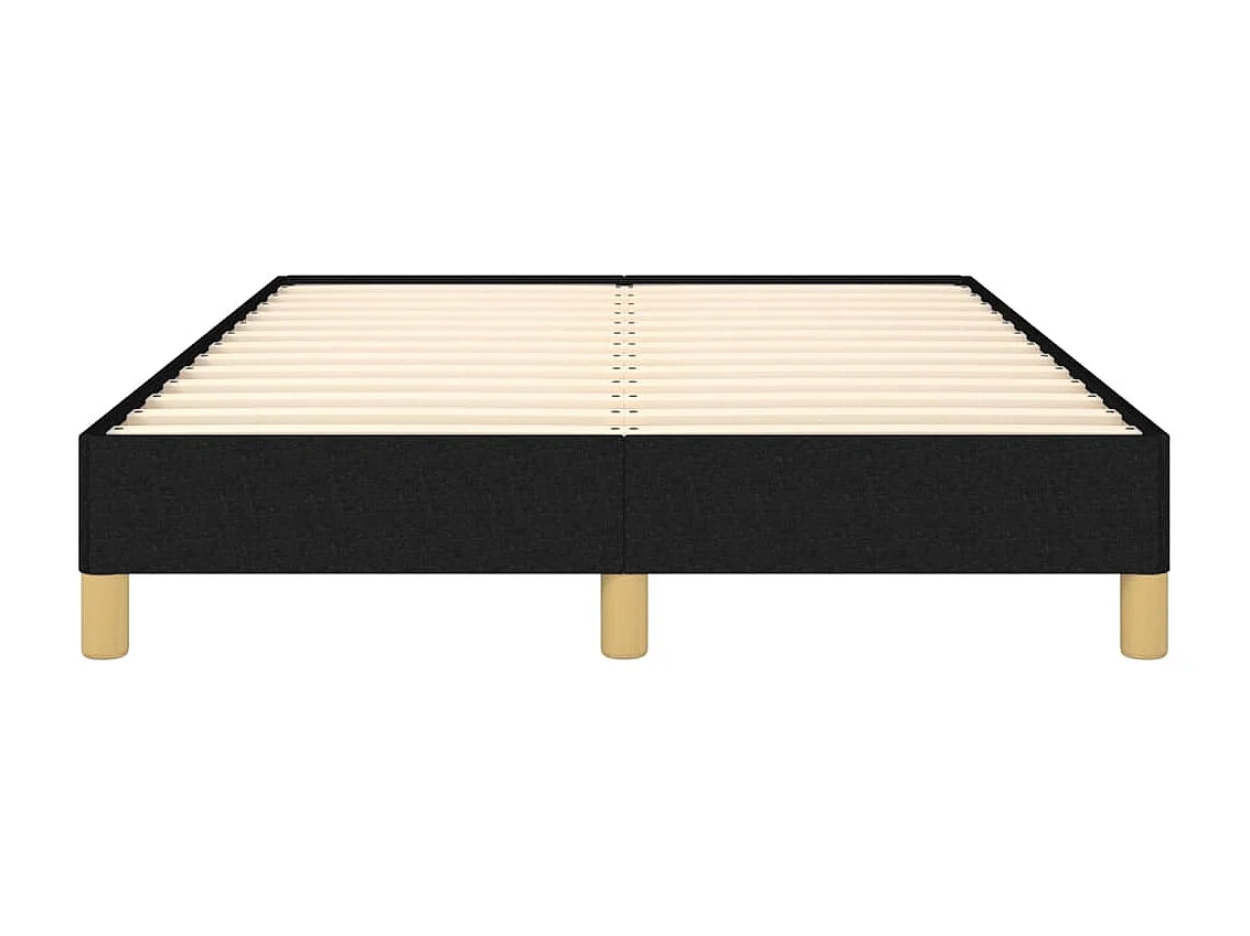 Lit-120x200 cm Noir Tissu EGGB12875