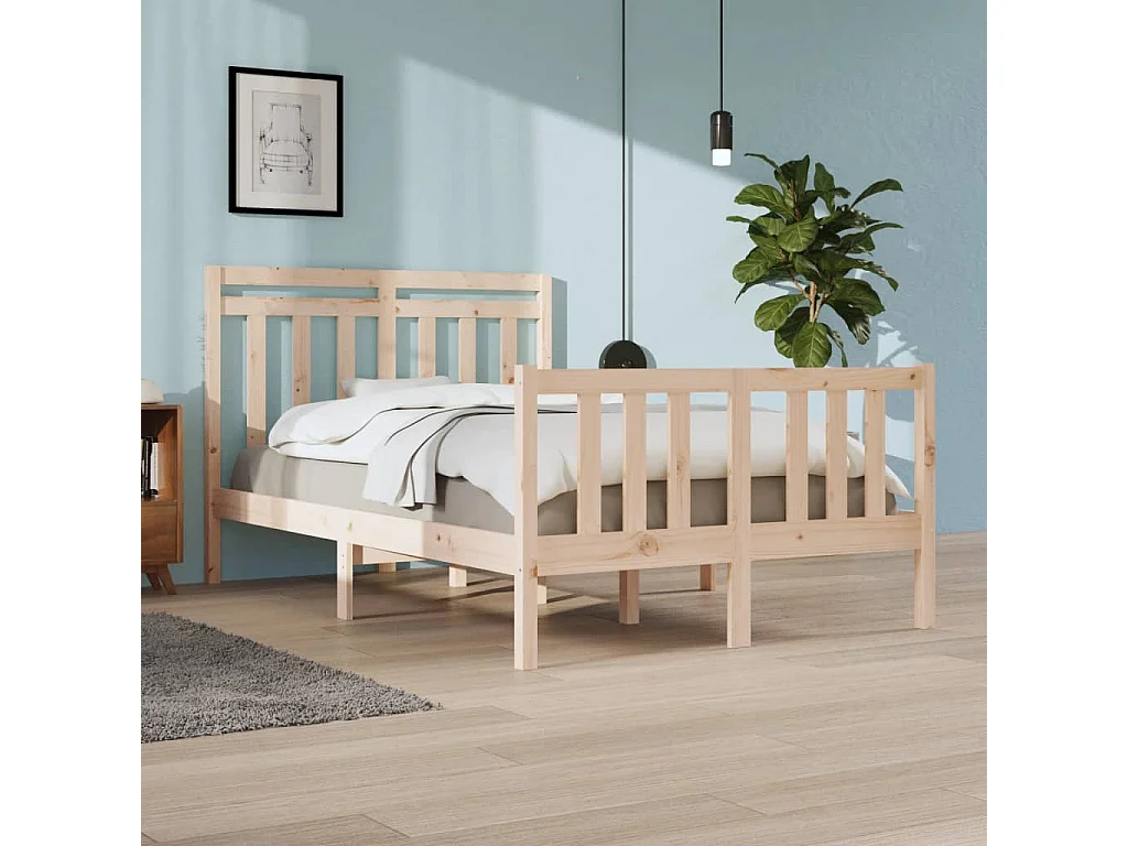 Lit-120x190 cm bois massif petit double EGGB86102