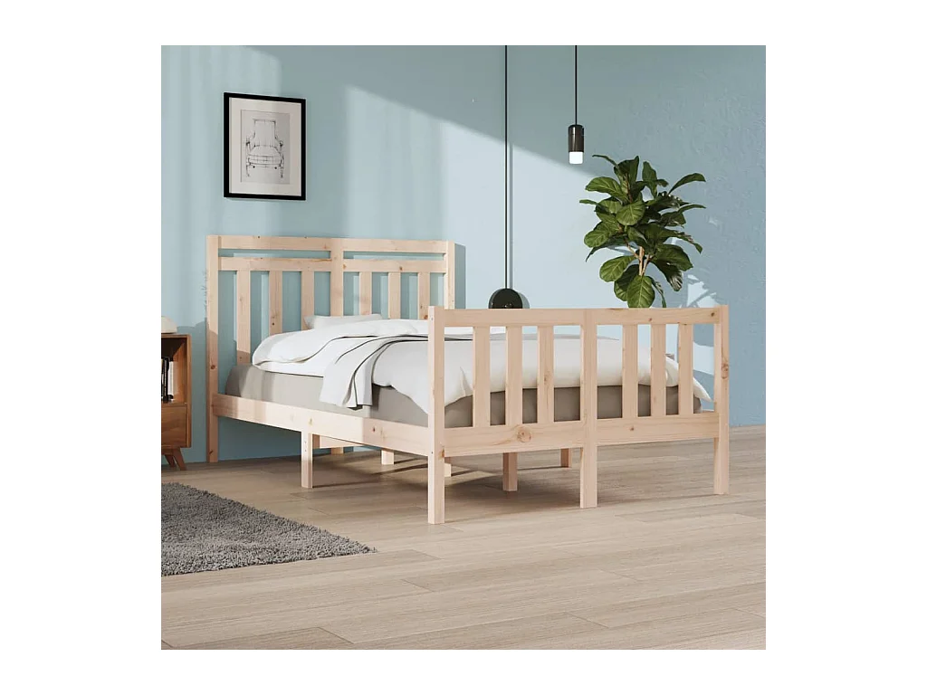 Lit-120x190 cm bois massif petit double EGGB86102