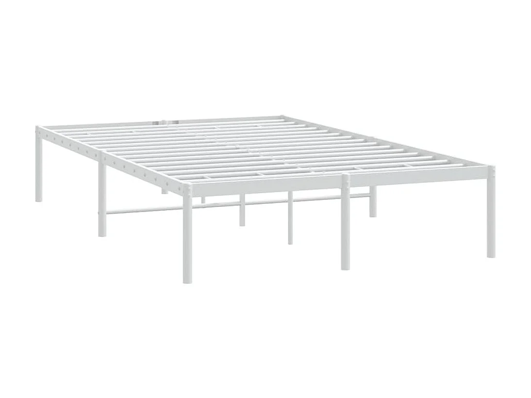 Lit-120x200 cm métal blanc EGGB17626