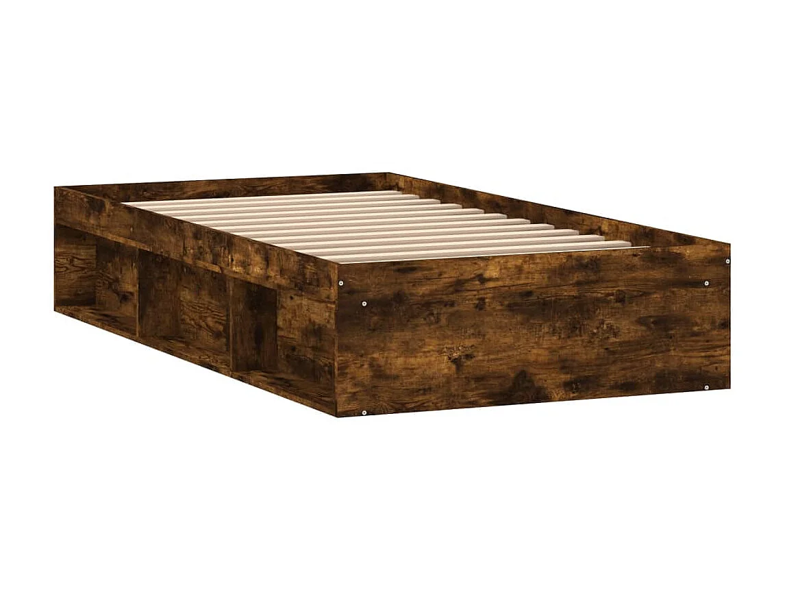 Cama 100x200 cm carvalho fumado PT258903