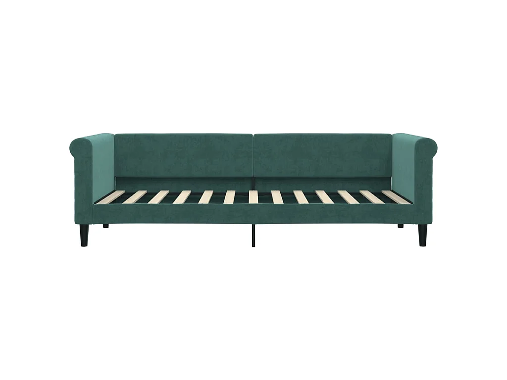 Lit-80x200 cm de repos vert foncé velours EGGB65363