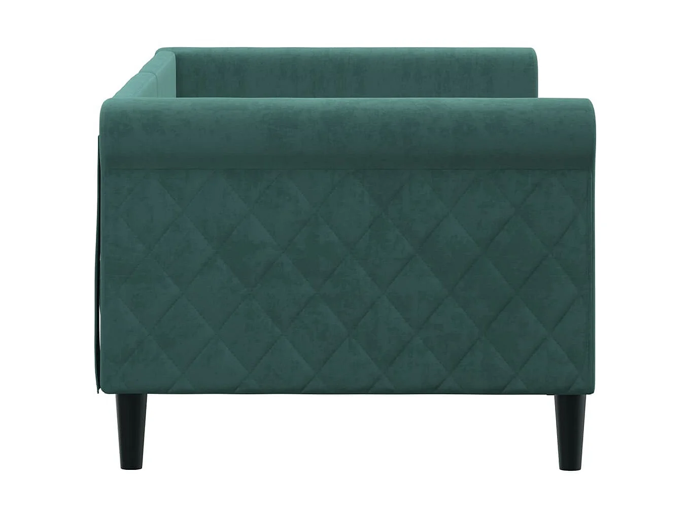 Lit-80x200 cm de repos vert foncé velours EGGB65363