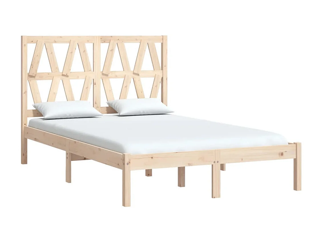 Cama 120x200 cm madeira de pinho maciça PT893564