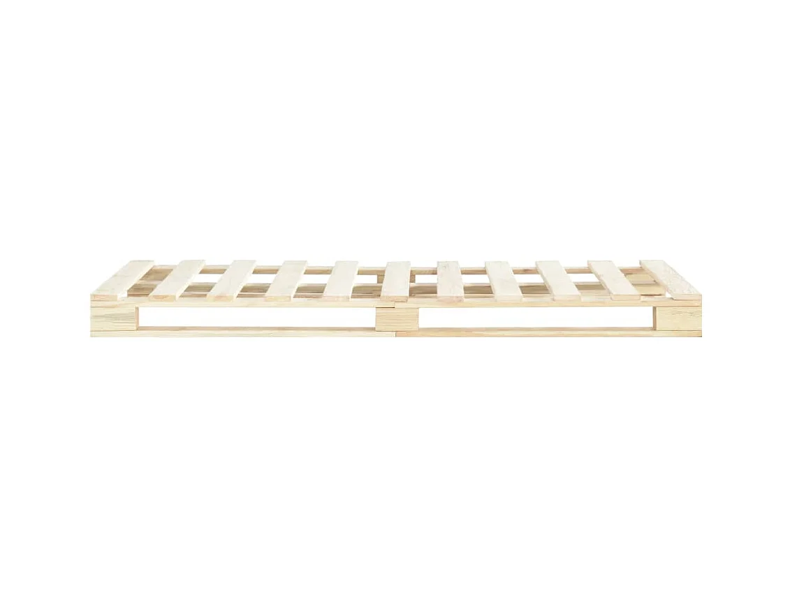 Lit-120x200 cm de palette Bois de pin massif EGGB93547