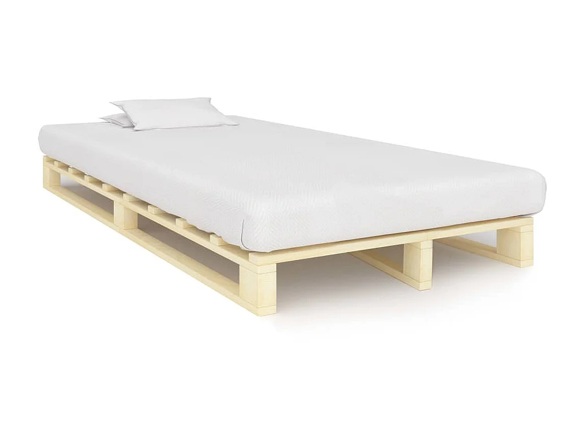 Cama em paletes pinho maciço 120x200 cm PT408606