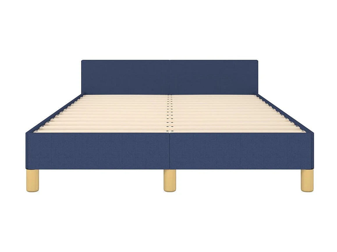 Cama - 120x200 cm c/ cabeceira tecido azul PT278030