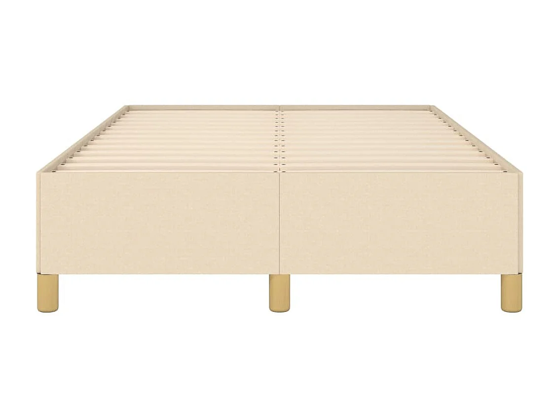Cama 120x200 cm tecido cor creme PT903229