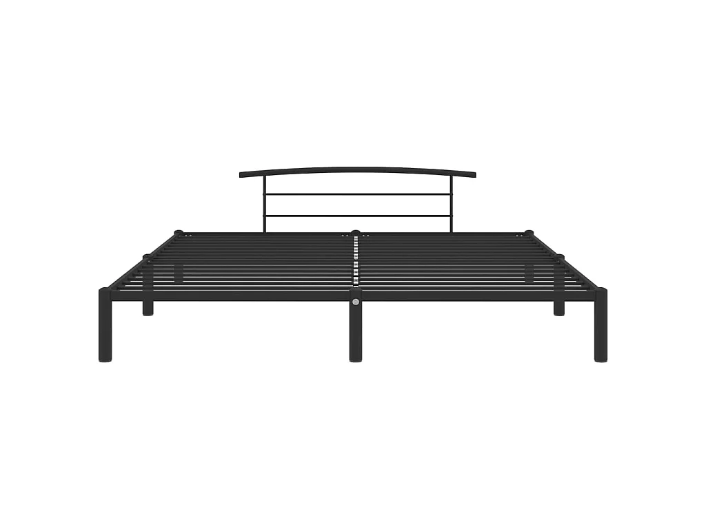 Cama 180x200 cm de metal negro ES26320