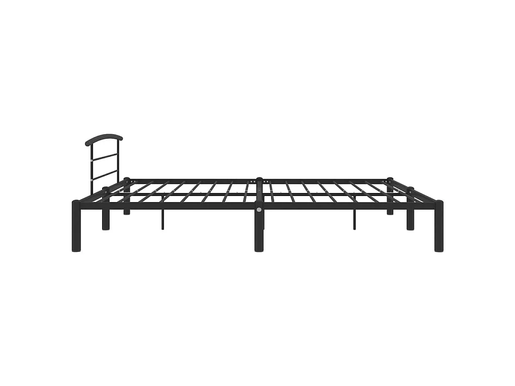 Cama 180x200 cm de metal negro ES26320