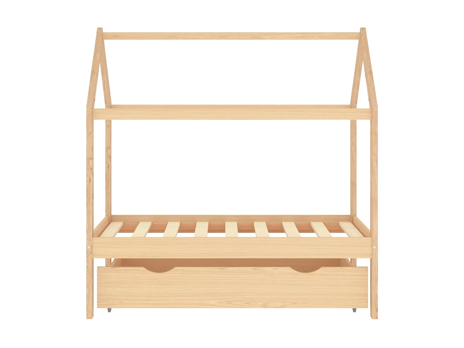 Cama para crianças c/ gaveta 70x140cm pinho maciço PT164201